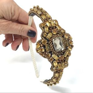 CRYSTAL & BEADED HEADBAND